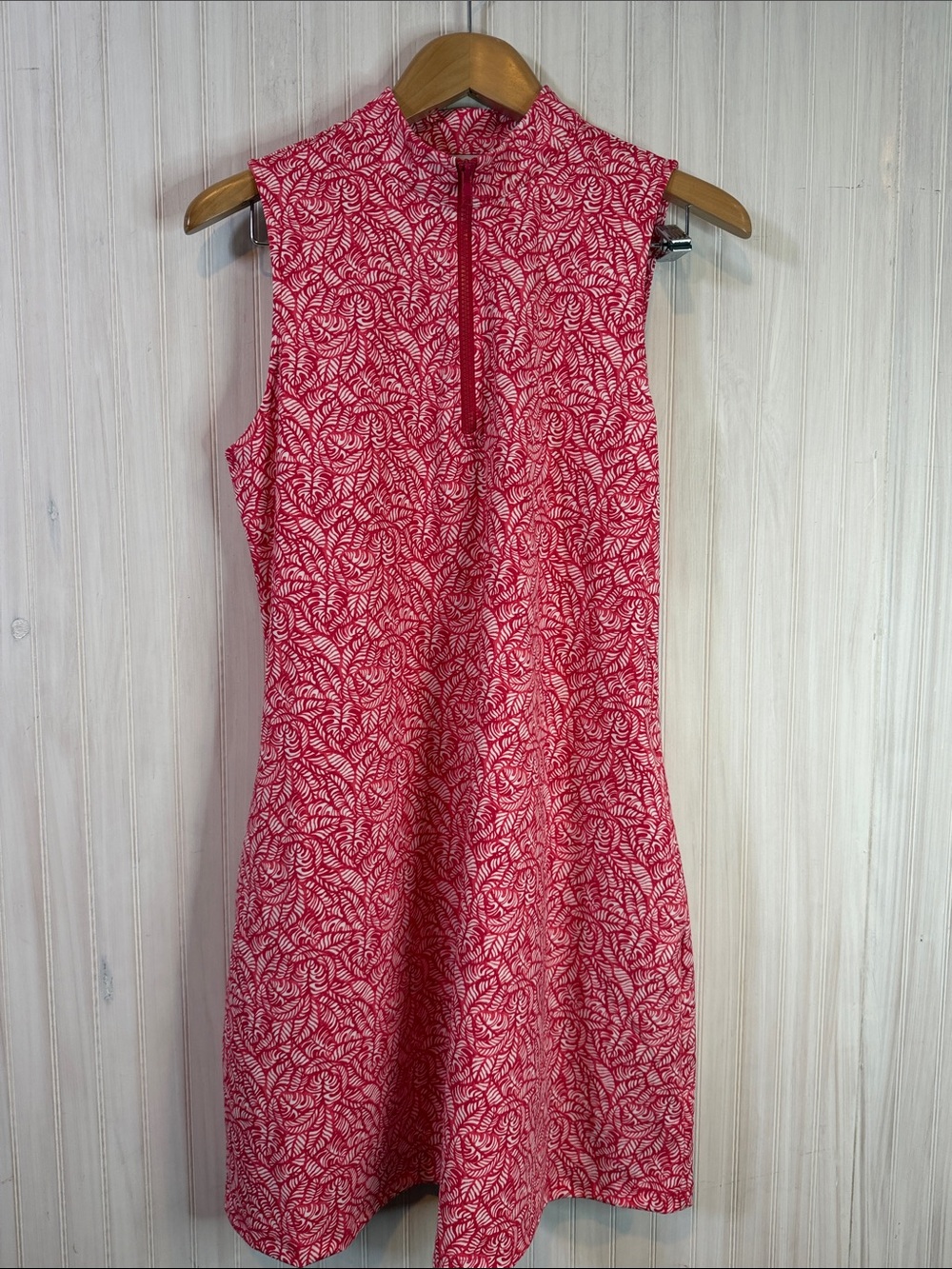 TOMMY BAHAMA RAQUET ADD PADDLE QUARTER ZIP DRESS LARGE